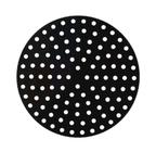 Kit 2 tapetes redondos de silicone práticos para fritadeira elétrica 16cm x 16cm multiuso
