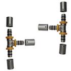 Kit 2 Te Tee Gás Encanado 16-16 16Mm Tubo Pex Multicamadas - Astra