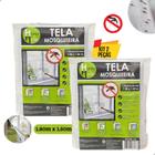 Kit 2 Telas Mosquiteira Anti Insetos 1,50 x 1,80 Fácil Instalação Proteção de janelas e Portas - HOME & MORE