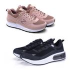 Kit 2 Tênis Caminhada Feminino Amortecimento Conforto Casual