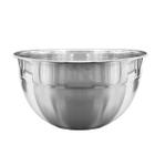 Kit 2 Tigela Bowl Aço Inox 28cm Fundo Multiuso Profissional