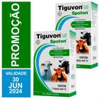 Kit 2 Tiguvon Spot-on 1 Litro Contra Larvas, Moscas E Bernes - Elanco