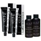 Kit 2 Tintas Color Keune 60ml + 2 Ox Cream Dev 6% 20vol 60ml