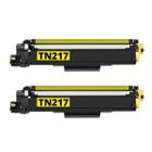 Kit 2 Tn217 Yellow Para Impressoras DCP-L3510CDW HL3290CDW