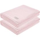 Kit 2 Toalha Rosto Trussardi Casteli Rosa Roseto