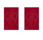 Kit 2 Toalhas de Rosto Jacquard Buettner Fluminense Vermelho