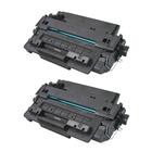 Kit 2 Toner Compatível HP 55A CE255A HP P3015 P3016 HP M521