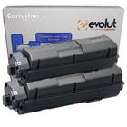 Kit 2 toner compatível kyocera tk1175 tk1170 m2040dn m2540 m2640idw evolut 12k