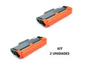 Kit 2 Toner Compatível TN2370 TN2340 TN660 Para Impressora L2320D L2520 2360DW 2740Dw - Premium