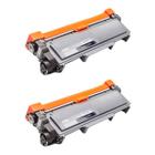 Kit 2 Toner Compatível TN2370 TN2340 TN660 Para Impressora L2320D L2520 2360DW 2740DwRN