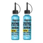 Kit 2 Tonico Cabelo E Barba Linha Homem 100mL - Gota Dourada