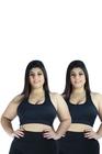 Kit 2 Top Plus Size Suplex Poliamida Power Com Bojo Removível