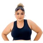 Kit 2 Tops Basico Nadador Plus Size Em Suplex - WM