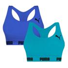 Kit 2 Tops Puma Nadador Sem Costura Feminino - Selene