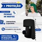 Kit 2 Toucas Capuz de Proteção Solda Soldador Sol em Brim Cor Cinza - RL Imports