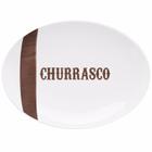 Kit 2 Travessas De Churrasco Tradição Oxford Porcelana