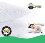 Kit 2 Travesseiro Branco Matelada Matelado Qualidade Premium AntiAlergico Fibra Silicone Lavável
