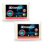 Kit 2 Travesseiros Com Maior Sustentação - 3D Nasa 10 cm