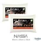 Kit 2 Travesseiros Duoflex NASA-X 45x65x10cm NS3209 Com Espuma Viscoelástica