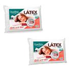 Kit 2 Travesseiros Látex Light Com Elasticidade