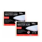 Kit 2 Travesseiros Master Confort Antialérgico e Macio - LAURUS