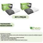 Kit 2 Travesseiros Theva Memocarbon 63x40x15