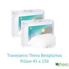 Kit 2 Travesseiros Toque Macio 220 Fios - Bestplumas Pillow Corpo - Theva