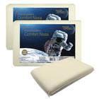 Kit 2 Travesseiros Viscoelástico Comfort Nasa Sono Macio Toque Suave 50x70cm