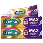 Kit 2 Ultra Corega Creme Fixador Dentaduras Sem Sabor 40g