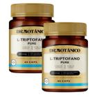 Kit 2 un - l triptofano pure 2000mg 60 capsulas dr botanico