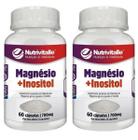 Kit 2 Un - Magnesio Inositol 700Mg 60 Capsulas Nutrivitalle