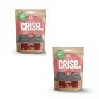 Kit 2 un natural crisp para gatos iscas bovinas 20g