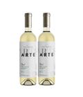 Kit 2 Un Vinho Casa Valduga Arte Branco Blend (Chardonnay e Moscato) 750 ml
