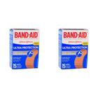 Kit 2 Und Curativo Band-aid Johnson & Johnson Ultra Proteção 15 Und