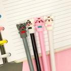 Kit 2 unidades de caneta em gel fofas divertidas fantoche gatinho escolar