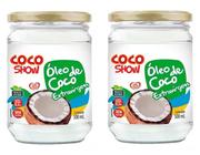 Kit 2 Unidades Óleo De Coco Extra Virgem Coco Show 500 Ml