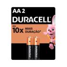 Kit 2 Unidades Pilhas Duracell AA2 Multiuso Alcalina