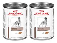 Kit 2 Unidades Ração Úmida Hepatic 420g Lata Royal Canin