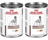 Kit 2 Unidades Ração Úmida Hepatic 420g Lata Royal Canin