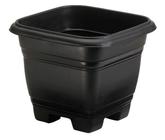 Kit 2 Vaso de Planta Quadrado 35 cm Richioto preto