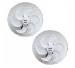 Kit 2 Ventiladores Parede Oscilante 50 Cm Branco