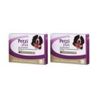 Kit 2 Vermífugo Petzi Plus Cães 40kg com 2 Comprimidos Ceva