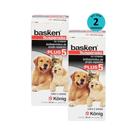 Kit 2 VermífugoBasken Susp. Plus 5 Cães e Gatos 20ml- König