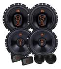 Kit 2 Vias 6 JBL 62VMS80 160W + Par Alto Falantes 6 Triaxiais JBL 6TRMS80 160W