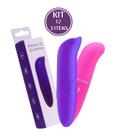 Kit 2 Vibrador Feminino Ponto G Massageador Golfinho Íntimo Para Mulheres Sex Shop