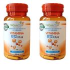 Kit 2 Vitamina B12 (Cianocobalamina) 60 Cápsulas 500mg