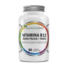 Kit 2 Vitamina B12 com Ácido Fólico e Ferro 60 Cápsulas Flora Nativa