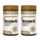 Kit 2 Vitamina D3 2000UI Colecalciferol Extra 150 Cápsulas