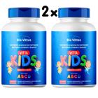 Kit 2 Vitamina Infantil+ Imunidade + Apetite - Mastigável VittaKids Tutti Fruti 120 Comprimidos - Bio Vittas