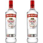 Kit 2 Vodka Smirnoff 998ml Tri destilada Original